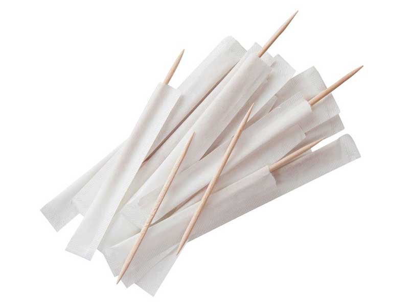 PaperWrapped Wooden Toothpick