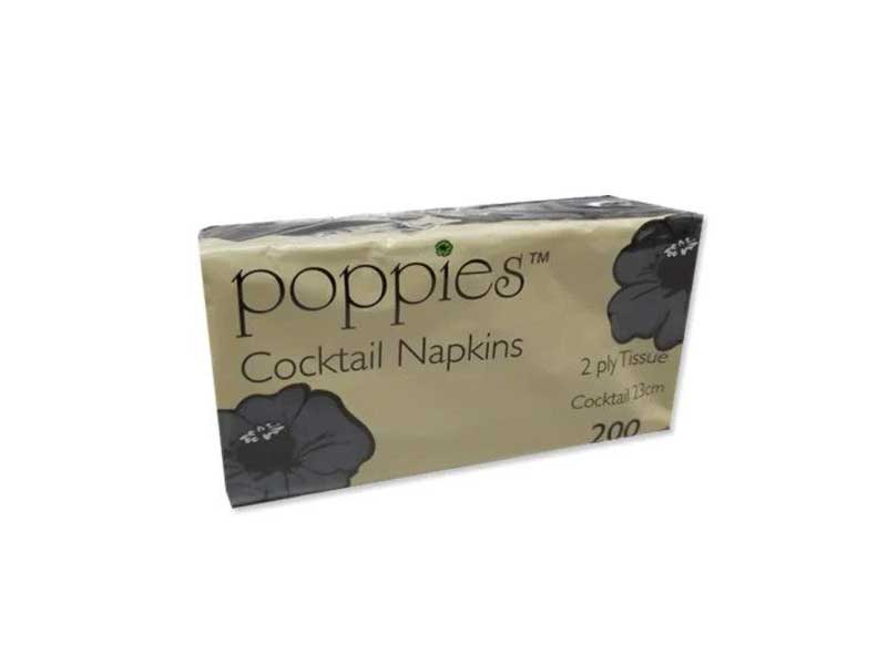 Poppies Cocktail Napkins