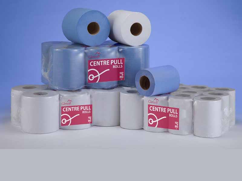 Blue Centre Feed Roll 1ply